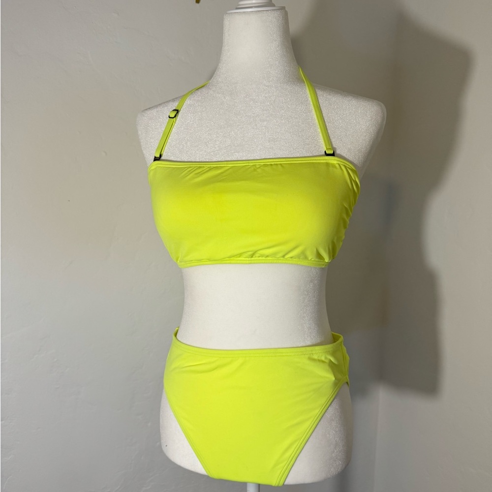 Michal Kors neon bathing suit